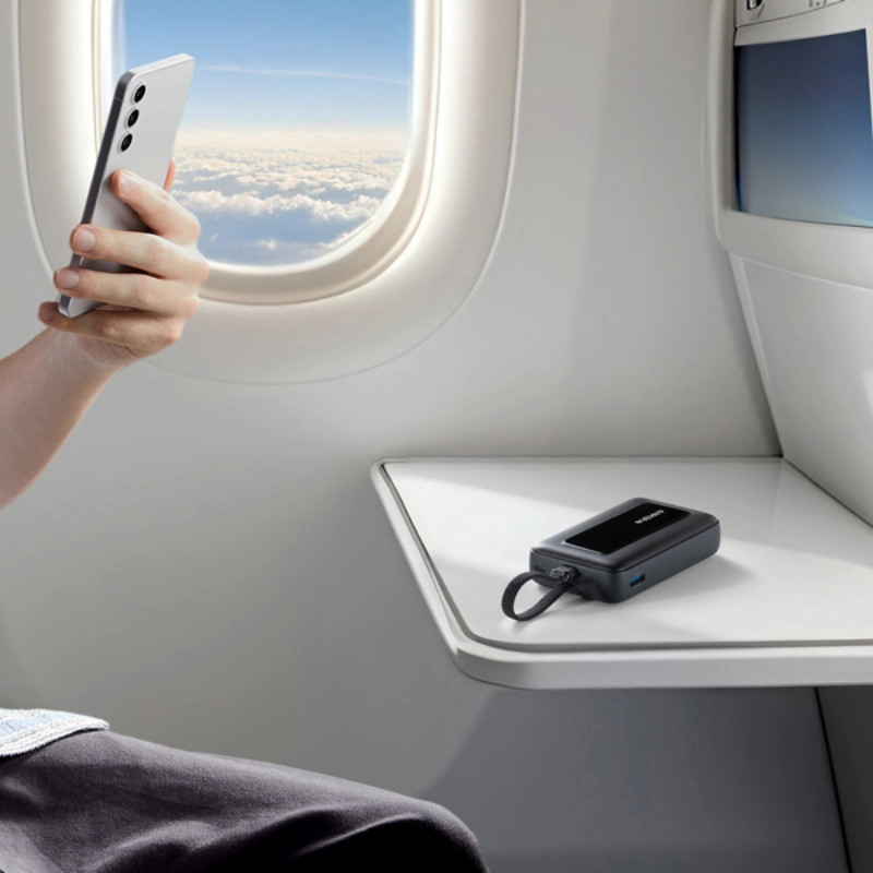 Anker Zolo Power Bank (10K, 30W, Built-In USB-C Cable) A1688